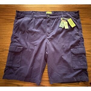 NWT‎ Cowboy Legend Mens Cargo Shorts Size 40 Navy Blue Cotton Utility Pockets